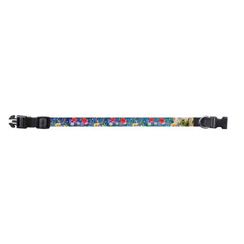 Image of Summer Flowers Dog  Collar (S/L)