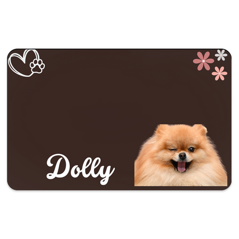 Image of Personalized Dog  Placemats Using Pet Photo + Name