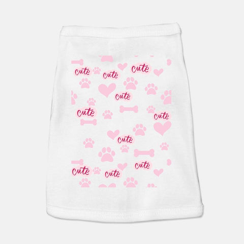 Image of Bone Love Paw Cute Pet Tank