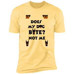 Does My Dog Bite ?  Premium Short Sleeve T-Shirt