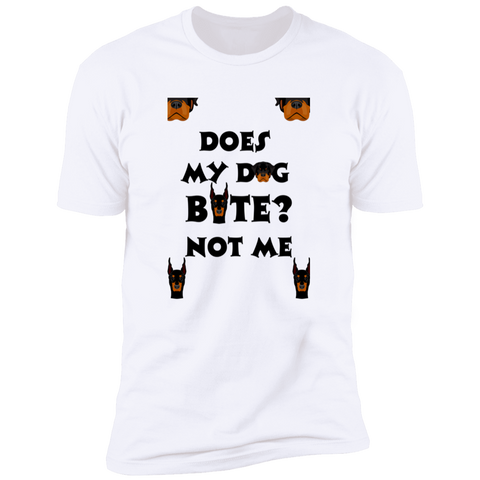 Image of Does My Dog Bite ?  Premium Short Sleeve T-Shirt