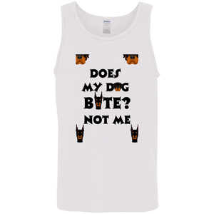 Does My Dog Bite ?   Cotton Tank Top 5.3 oz.