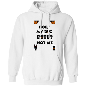 Does My Dog Bite ?   Pullover Hoodie 8 oz (Closeout)