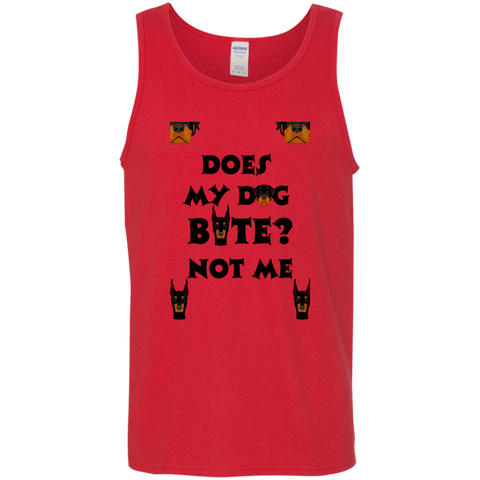 Image of Does My Dog Bite ?   Cotton Tank Top 5.3 oz.