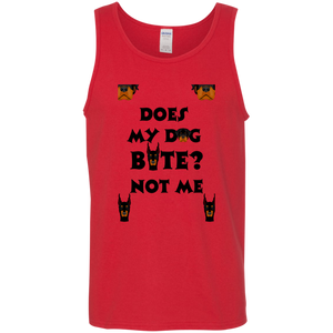 Does My Dog Bite ?   Cotton Tank Top 5.3 oz.