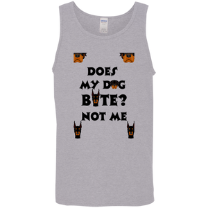 Does My Dog Bite ?   Cotton Tank Top 5.3 oz.