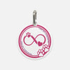 Infinite Love Pet Tag With Personalized Coordinates