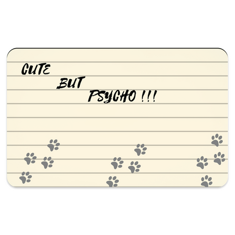 Image of Cute But Psycho Dog Placemats