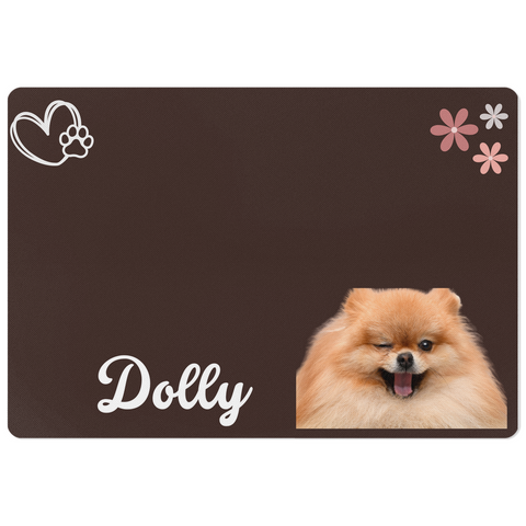 Image of Personalized Dog  Placemats Using Pet Photo + Name