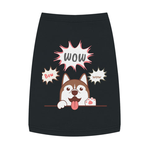 Image of Cute Puppy Bow Wow Wow Pet Tank Top