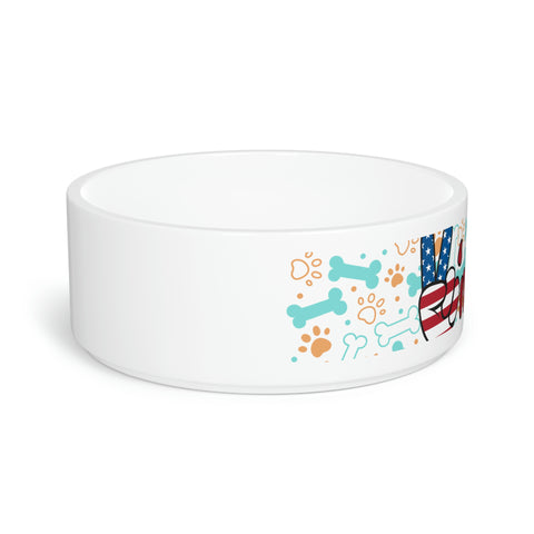 Image of Patriot Dog Pet Bowl