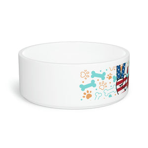 Patriot Dog Pet Bowl