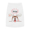 Cute Puppy Bow Wow Wow Pet Tank Top