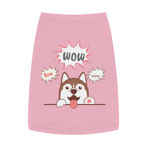 Image of Cute Puppy Bow Wow Wow Pet Tank Top