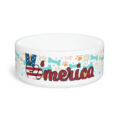 Image of Patriot Dog Pet Bowl