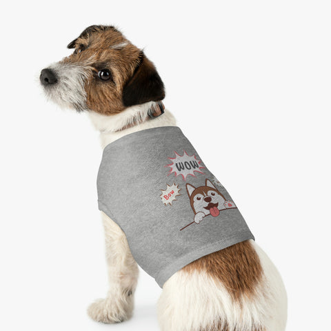 Image of Cute Puppy Bow Wow Wow Pet Tank Top