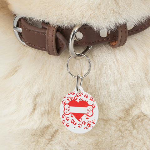 Image of Bone Paws Pet Tag