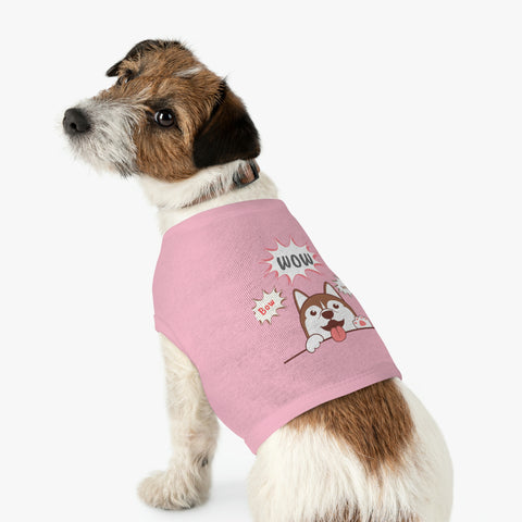 Image of Cute Puppy Bow Wow Wow Pet Tank Top