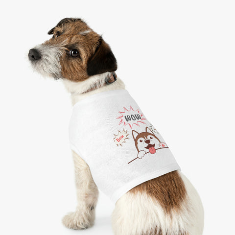 Image of Cute Puppy Bow Wow Wow Pet Tank Top