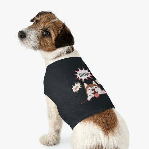 Image of Cute Puppy Bow Wow Wow Pet Tank Top